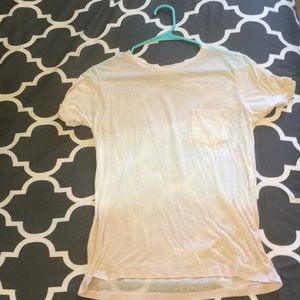 Hollister Tops - Light pink/cream tie dye, sheer T-shirt Hollister Tops - Light pink/cream tie dye, sheer T-shirt